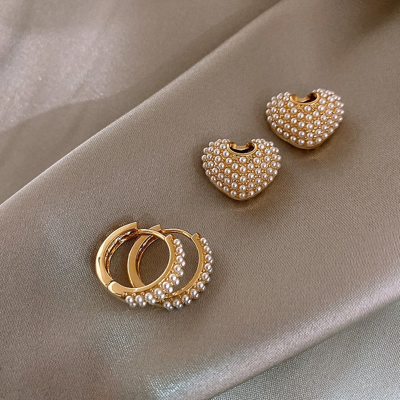 Pendientes Perlas del Amor en Oro - Image 4